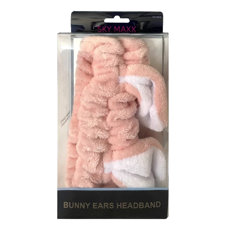 Sky Maxx Bunny Ears Spa Headband