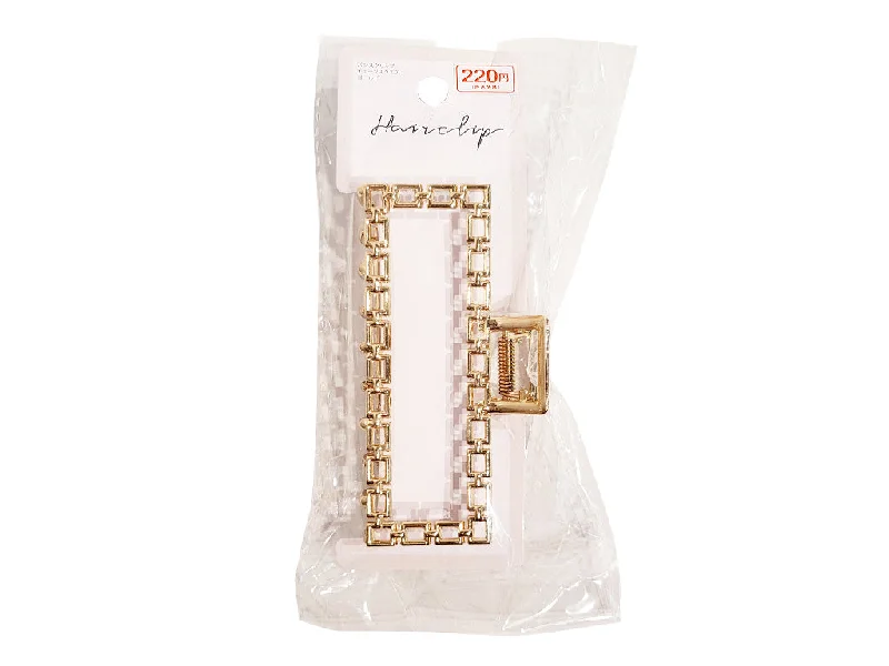 Vance Hair Clip Chain Square Gold