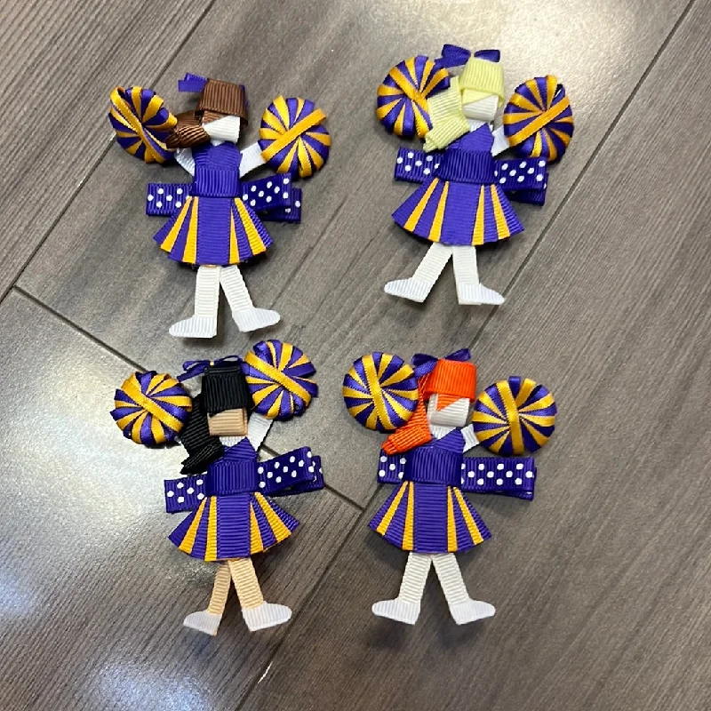 Cheerleader Hair Clips