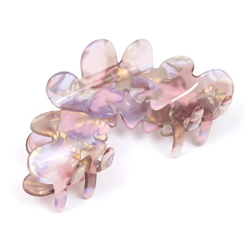 Hair Claw Clip - Pink & Lilac