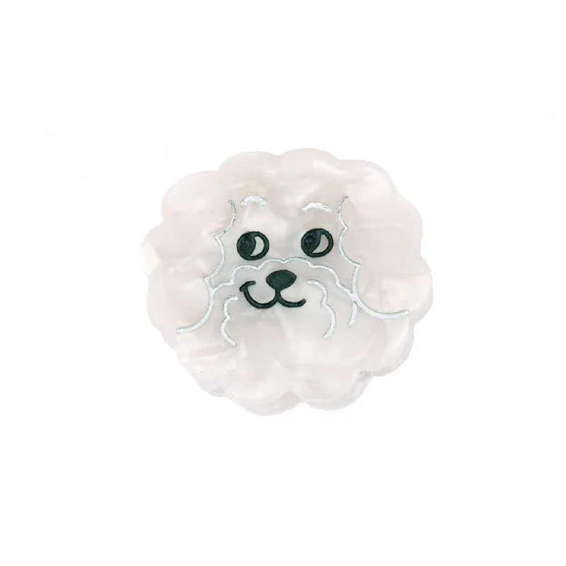 Bichon Face Hair Claw Small