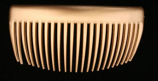 Large Back Comb (Matte Gold or Silver) 8559