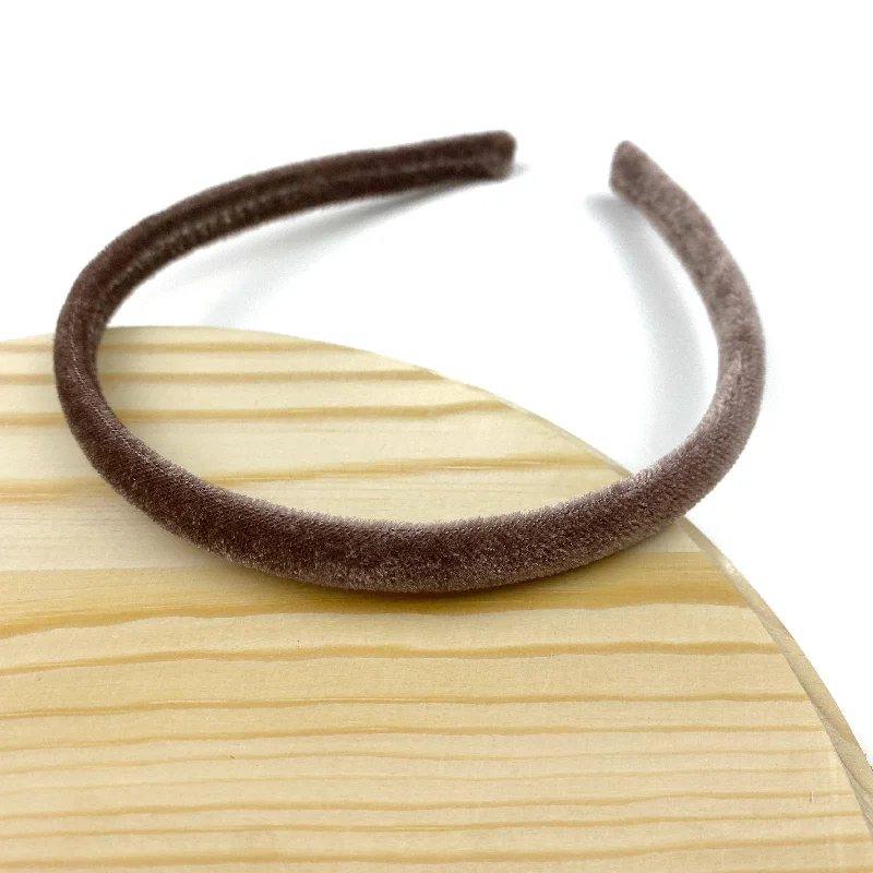 Iced Mocha Velvet Thin Wholesale Headband