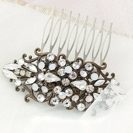 Crystal Hair Comb GALATIA