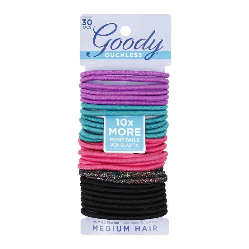 Goody Ouchless Elastics Ponytail Holder 30pcs