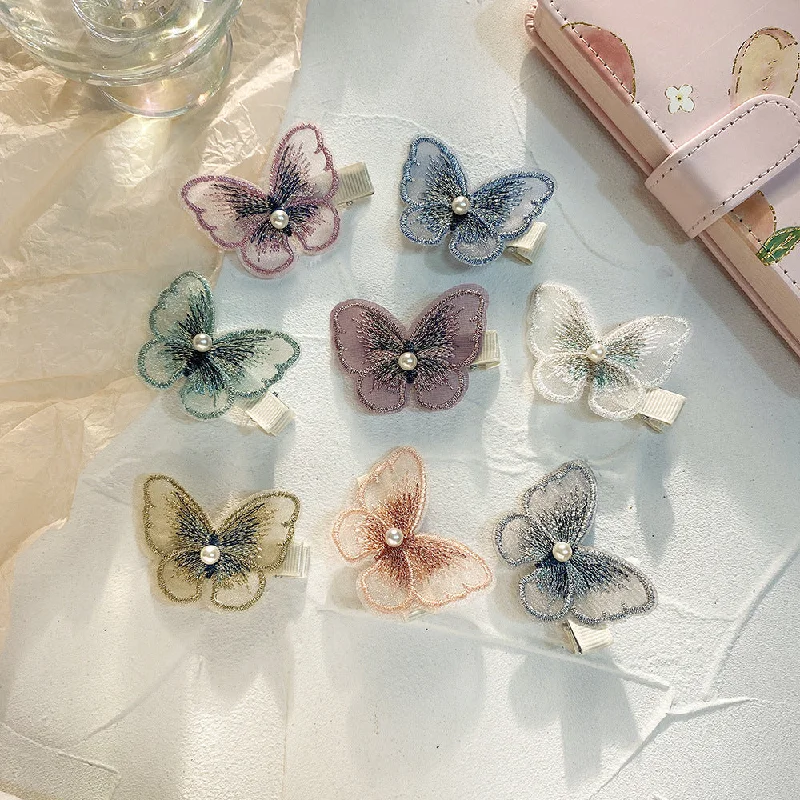 Wholesale girls side clip cute duckbill clip headdress super fairy girl bangs clip hair clip