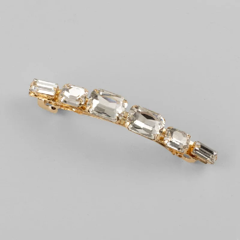 Small Crystal Barrette