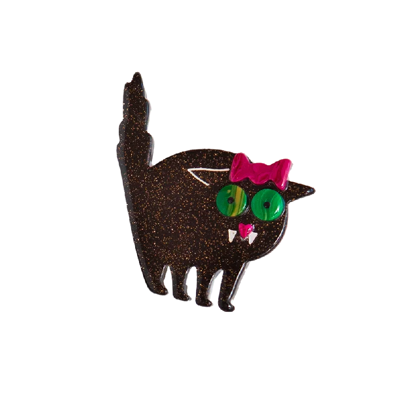 Scared Cat Hair Clip