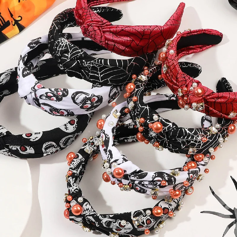 Wholesale Halloween Diamond Pearl Headband