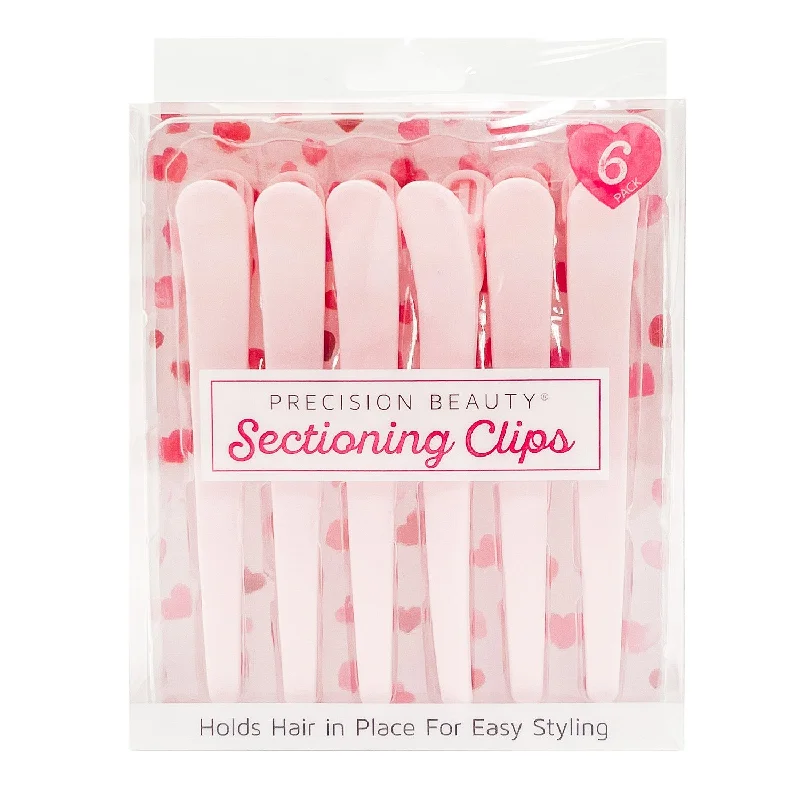 Precision Beauty Sectioning Clips 6pk