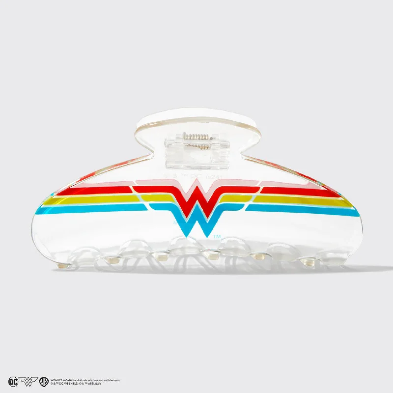 Kitsch x Wonder Woman Clear Acrylic Printed Clip