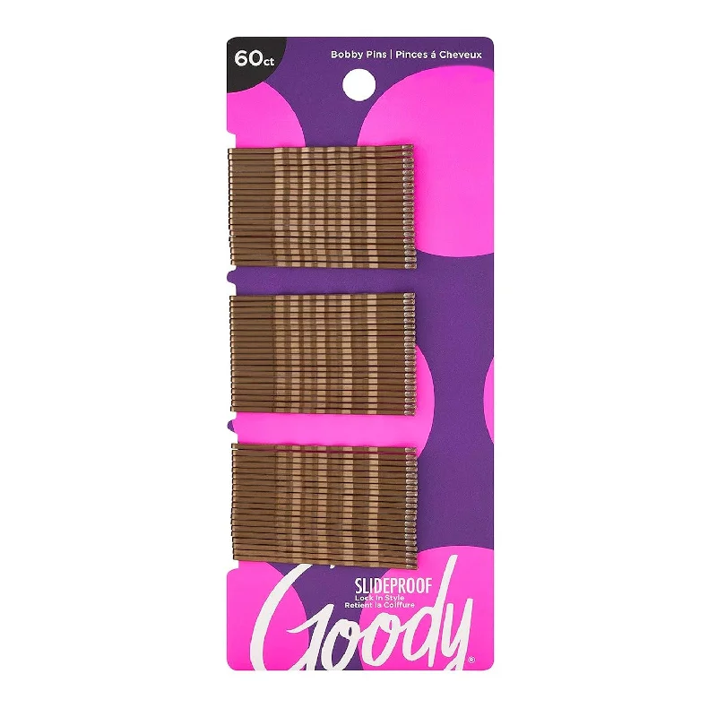 Goody Slideproof Bobby Pins Gold 60ct