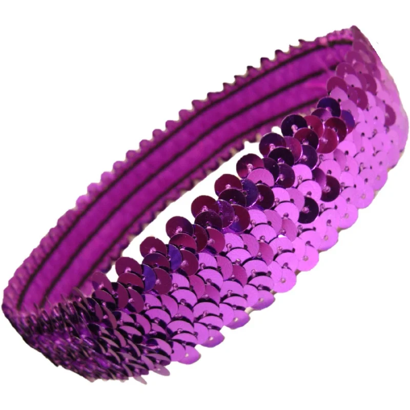 Purple Sequin Headband