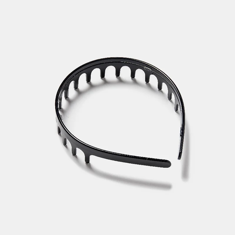 Comb Headband in Black