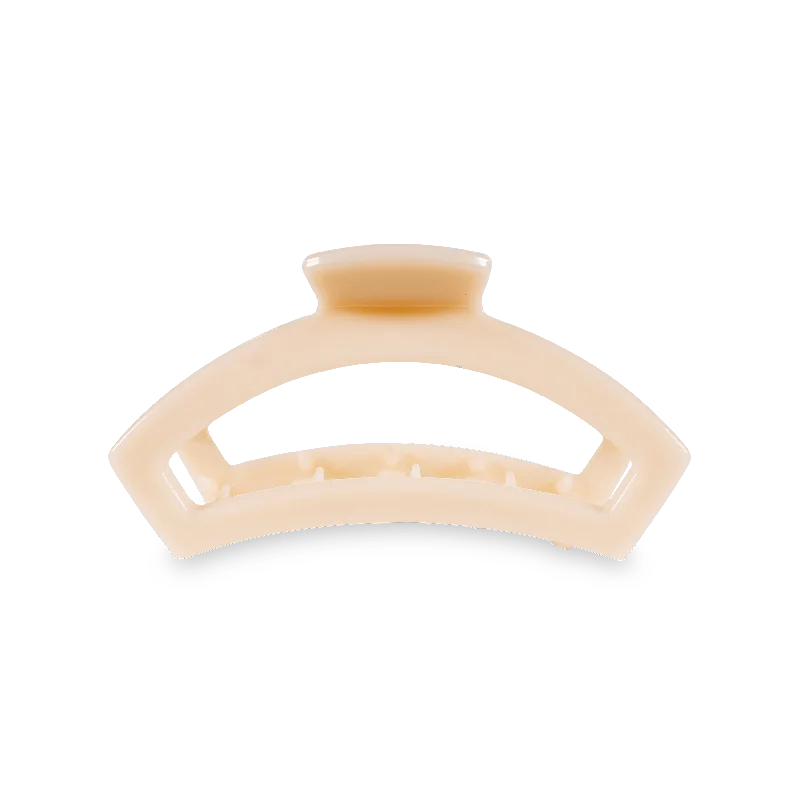 Open Almond Beige Medium Hair Clip