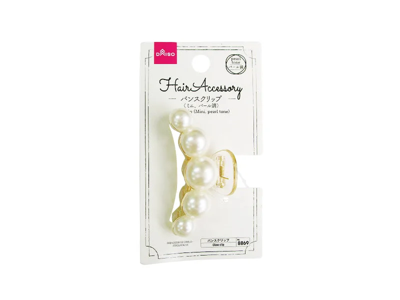 Claw Clip Mini Pearl Tone