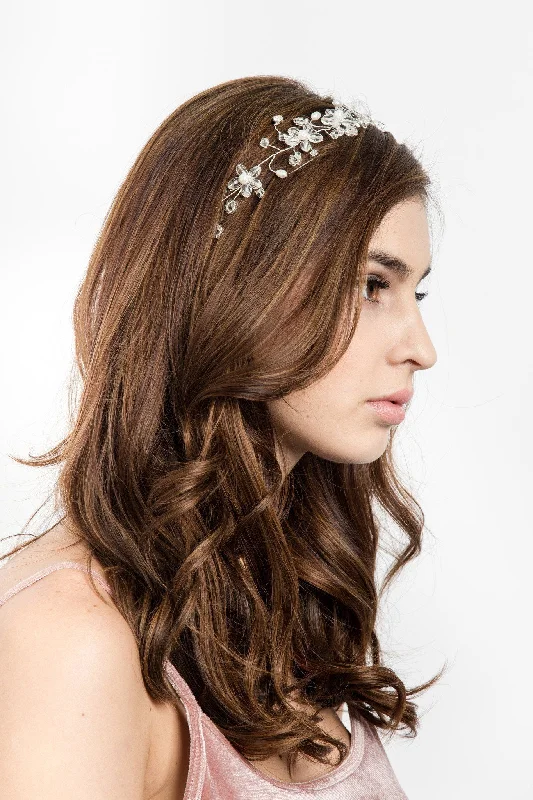 Charlotte Floral Hair Crown