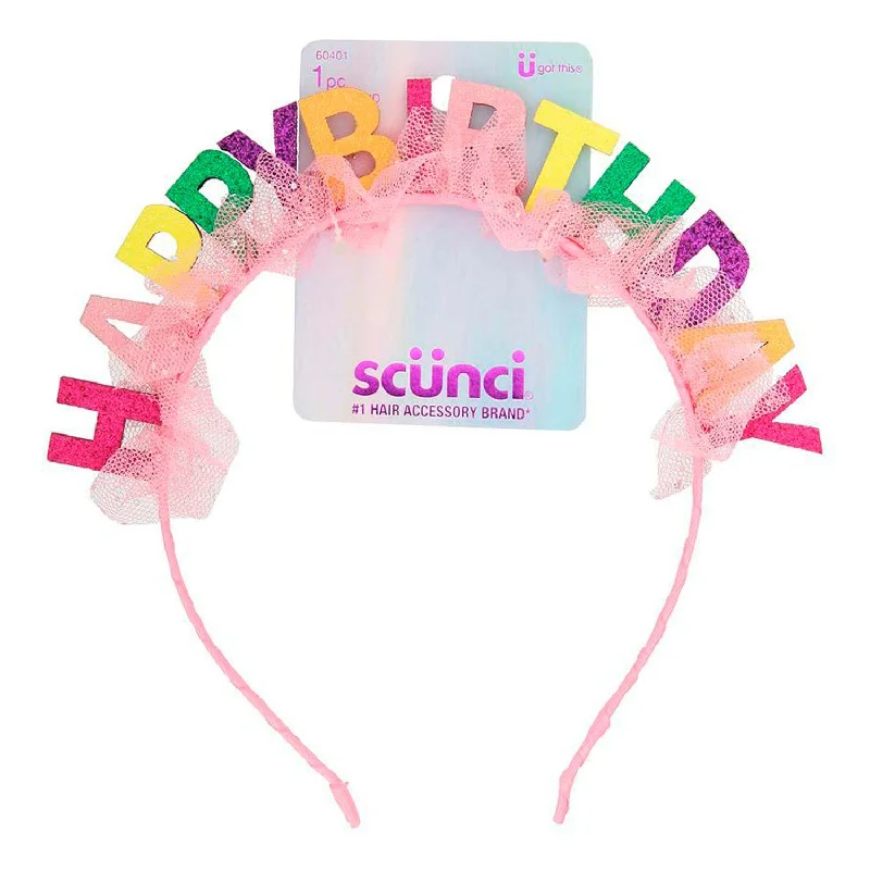 Scunci Happy Birthday Headband