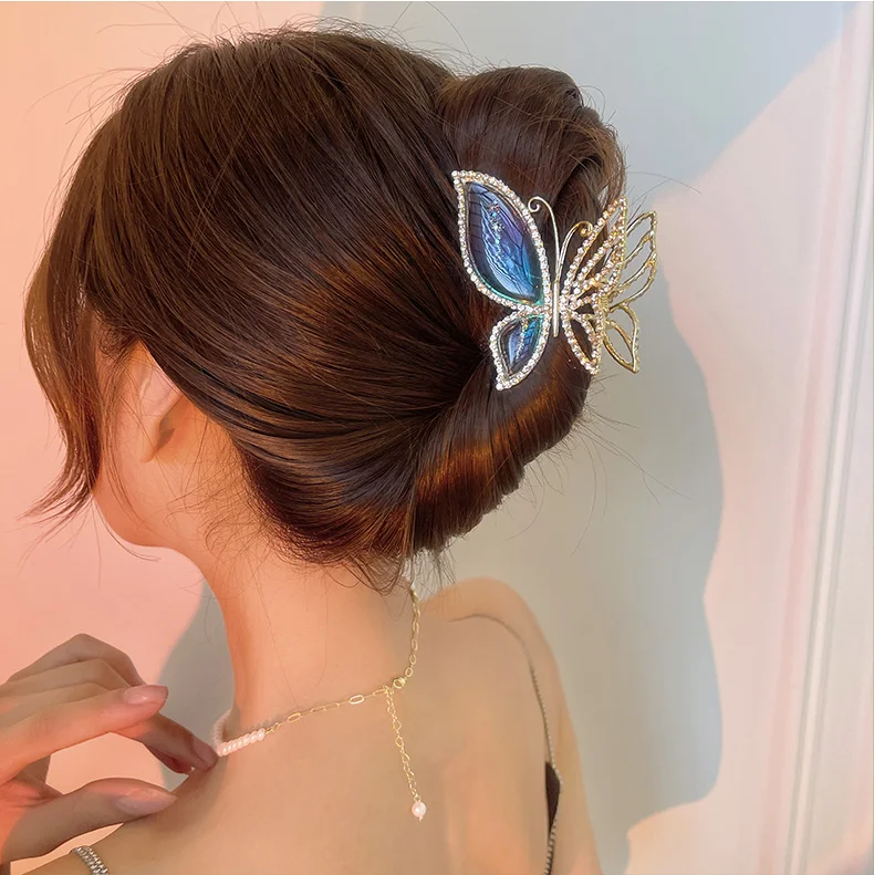 Crystal Butterfly Princess Hair Clip