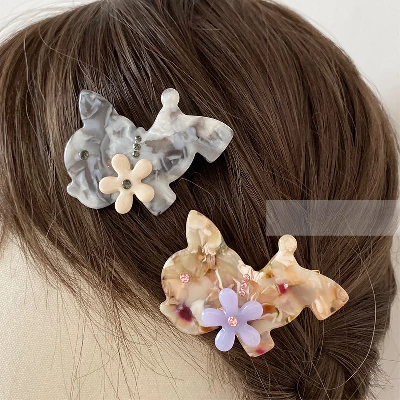 Wholesale Cute Dog Acetate  Hair Clips