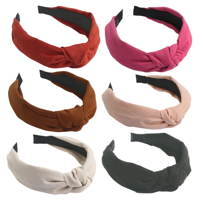 Wholesale Suede Wide Edge Headband