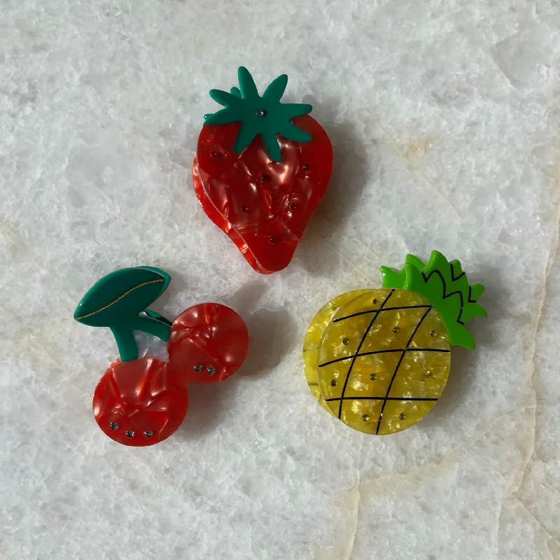 Fruit Hair Clips