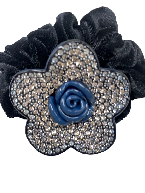 Crystal Rose Decorative Ponytail Holder