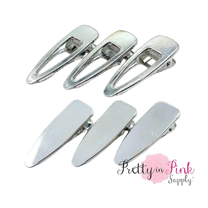 Silver Duck Bill Clips