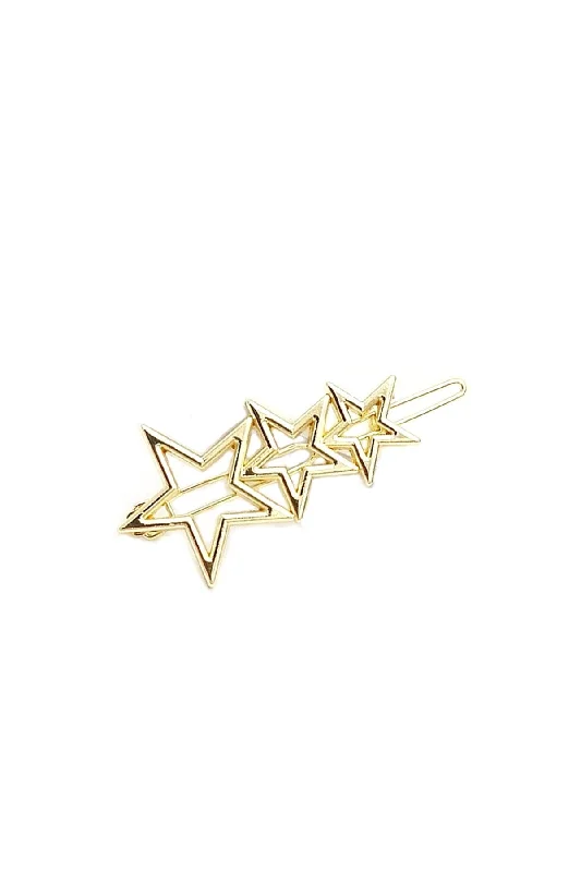 Gilded Stars Barrette