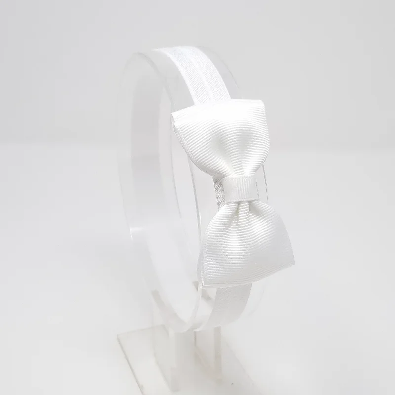 3 Inch Baby Headband - White