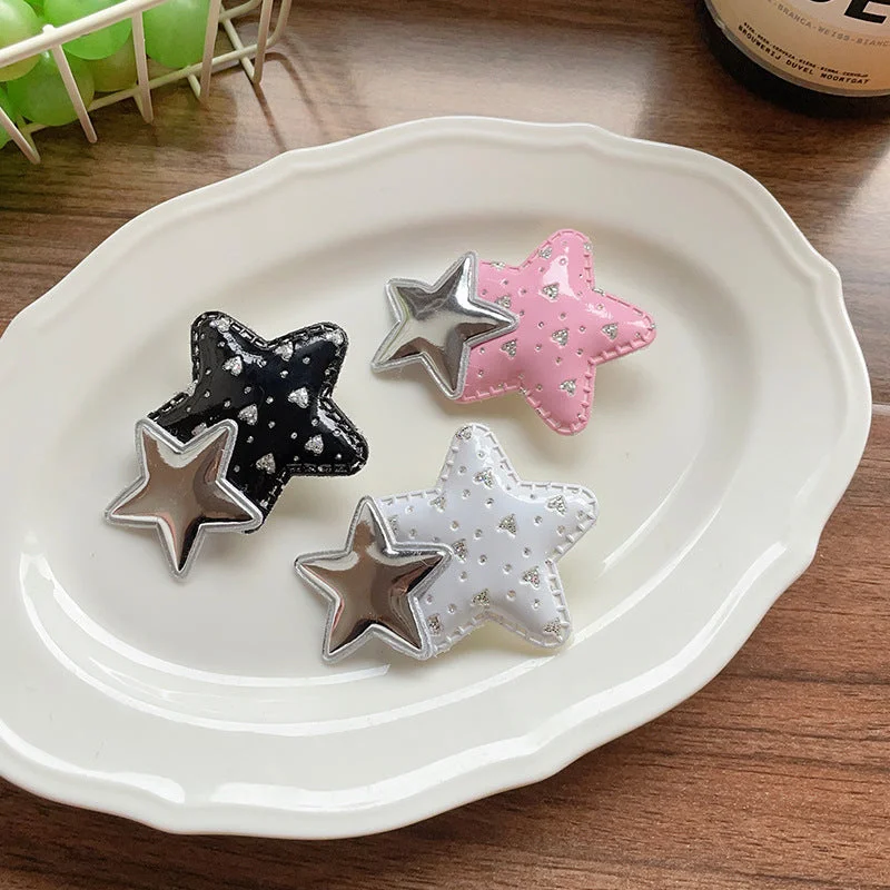 Wholesale Cute Star Niche Spicy Girl Metal Hair Clips