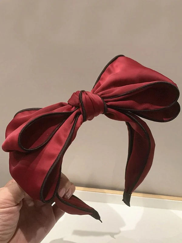 Every Day Elegance Satin Bowknot Thick Headband