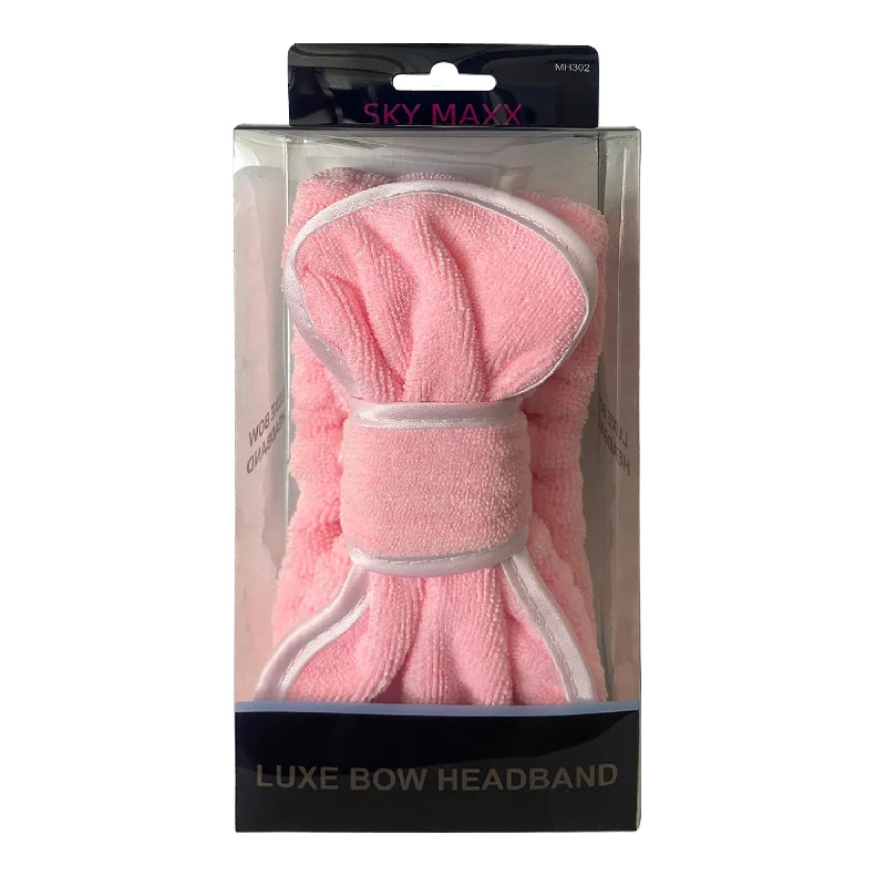 Sky Maxx Luxe Big Bow Spa Headband