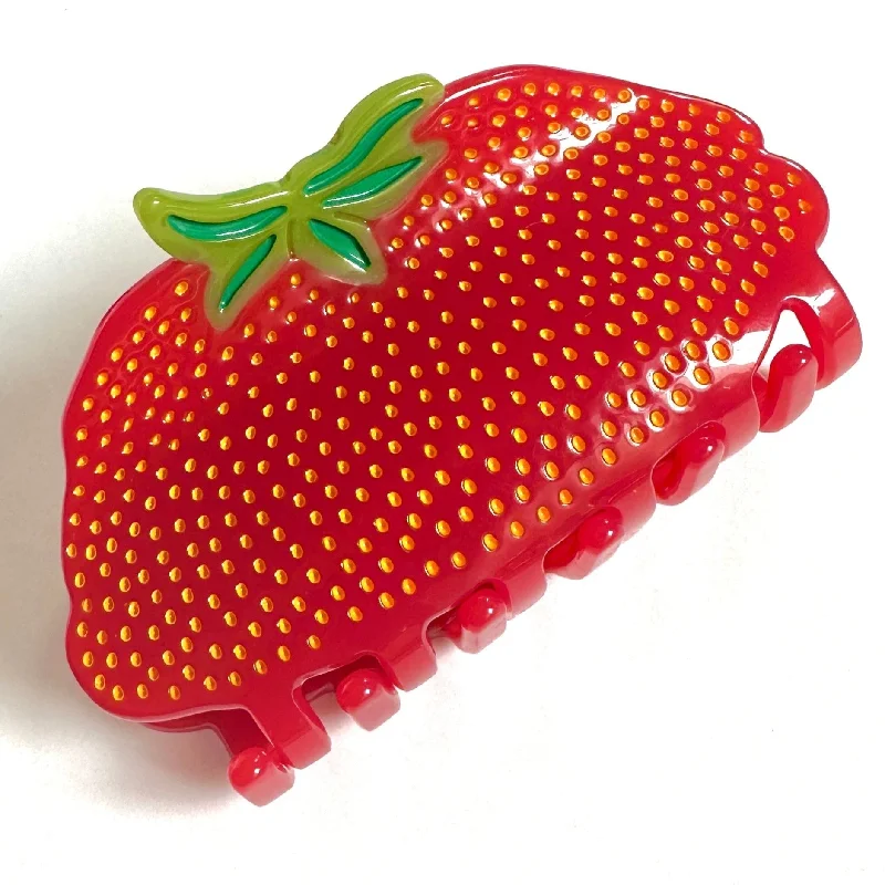 Mega Strawberry Hair Claw