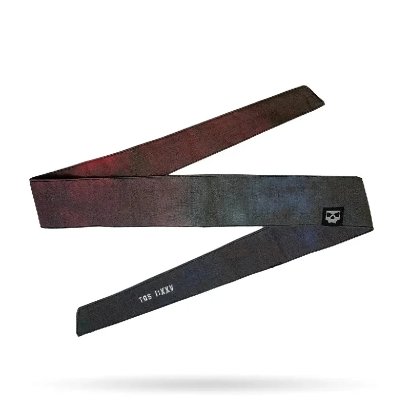 LE TIE DYE HEADBAND - RED WHITE BLUE