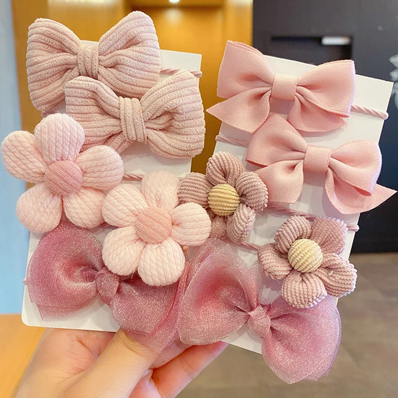 Wholesale Children's Rubber Band Baby Cute Girl Headband Bow Headband