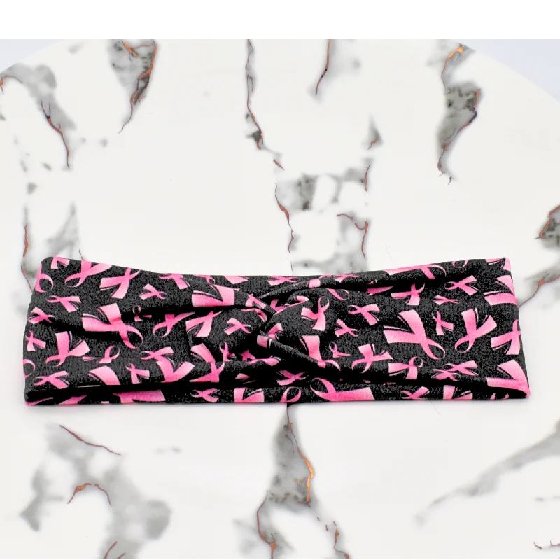 Cancer awareness full headband