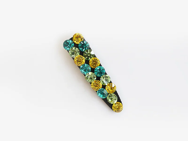 Monique Clip in Blue Green Yellow