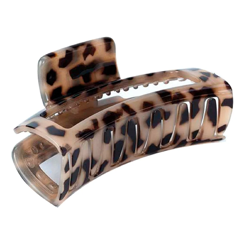 Scunci Claw Clip Leopard Large