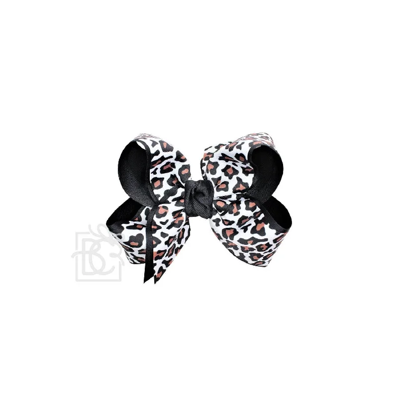 Layered Leopard Bow