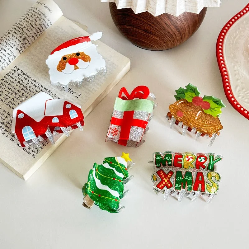 Wholesale Christmas Cute Cartoon Versatile Holiday Atmosphere Christmas Hair Clips