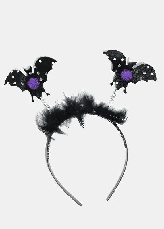 Miss A Halloween Headband - Bat