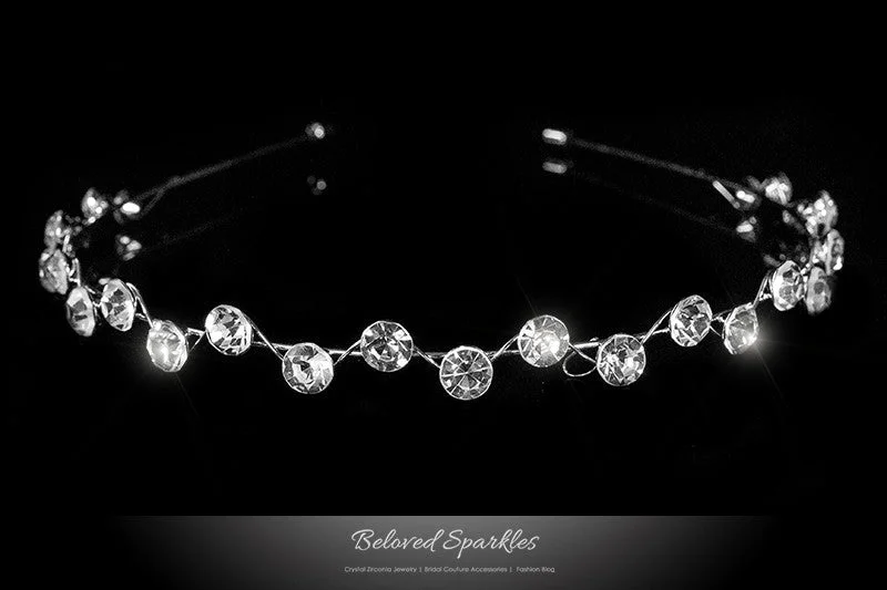 Nahia Solitaire Headband | Crystal