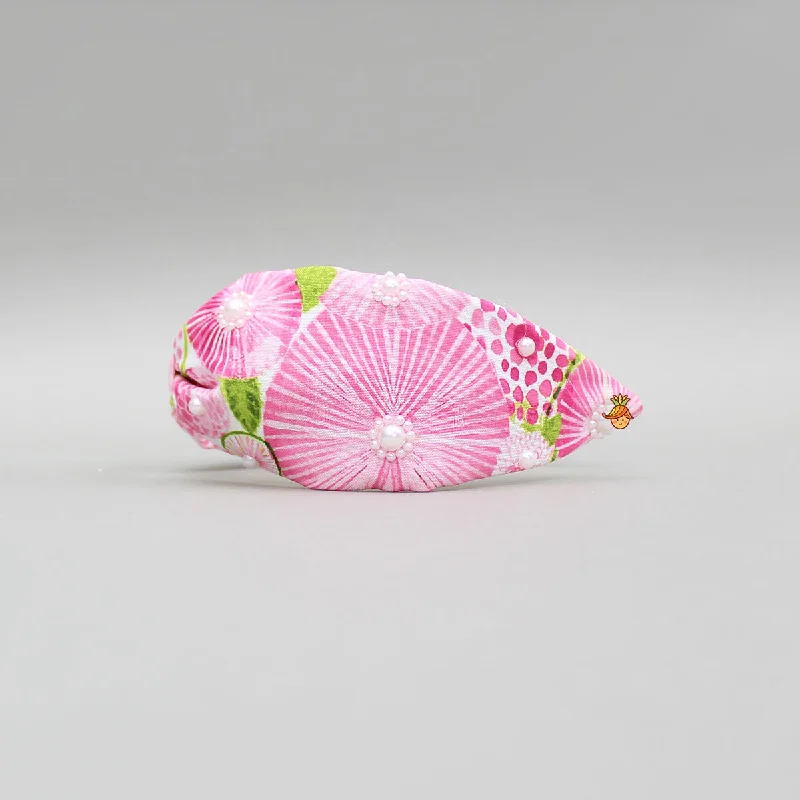 Printed Pink Hairband