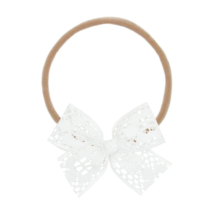 Lace Bow Headband