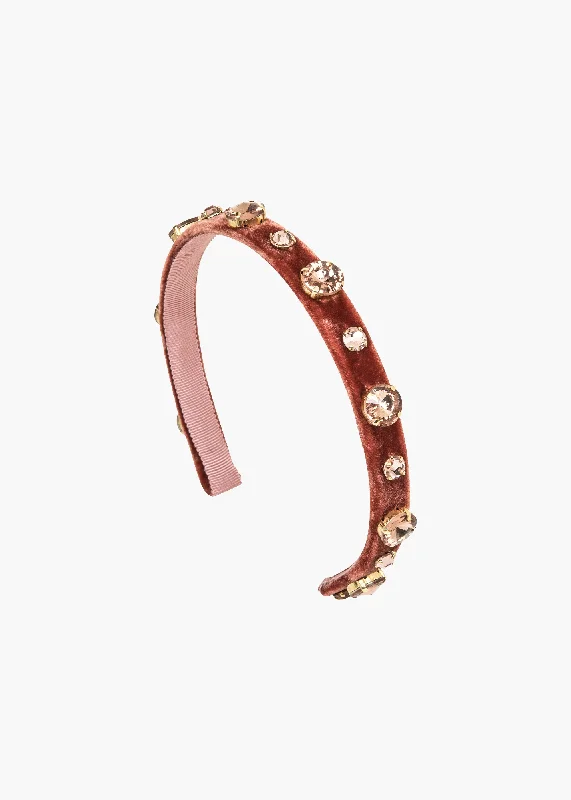 Kendall Headband -- Antique Rose