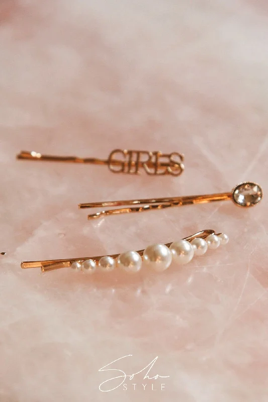 Golden Girls Bobby Pin Set