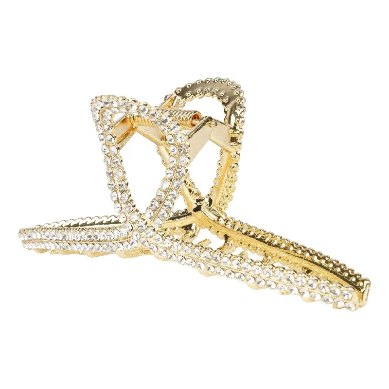 Sol Rhinestone Metal Loop Claw Clip