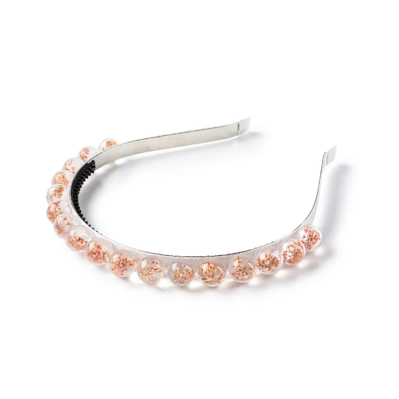 Halo Luxe Whisper Beaded Baby's Breath Headband - Pink