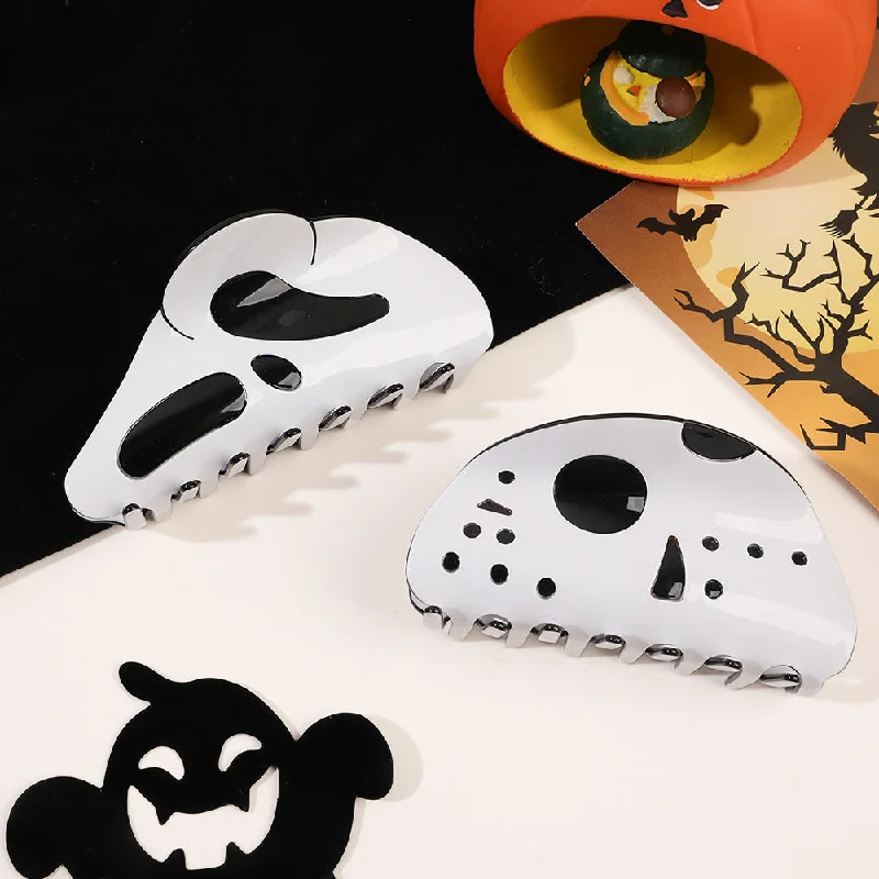 Wholesale of New Halloween Ghost Plastic Hair Clips